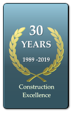 30  YEARS    1989 -2019   Construction  Excellence  Construction  Excellence